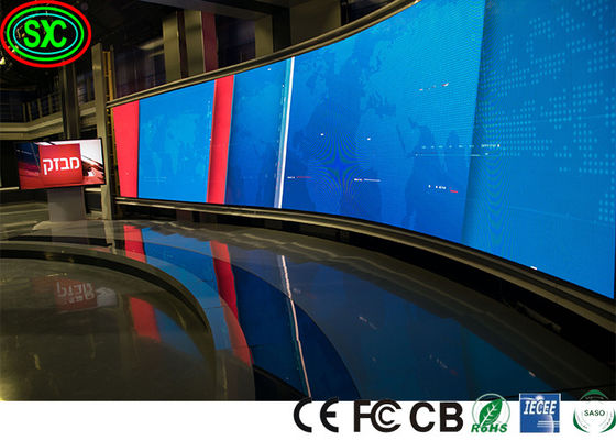 P3.91 συνεχής σύνδεση οθονών των εσωτερικών οδηγήσεων καμπυλών σκηνικών στην επίδειξη των τηλεοπτικών οδηγήσεων έτοιμη να στείλει