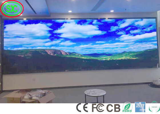 FCC 400W/τ.μ. Σταθερή εσωτερική οθόνη LED Πέλμα 2.5mm εσωτερική οθόνη LED πλήρους χρώματος