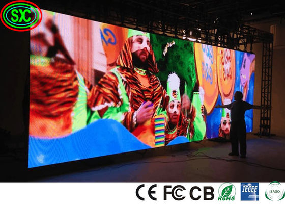 FCC 400W/τ.μ. Σταθερή εσωτερική οθόνη LED Πέλμα 2.5mm εσωτερική οθόνη full color LED full color indoor led display