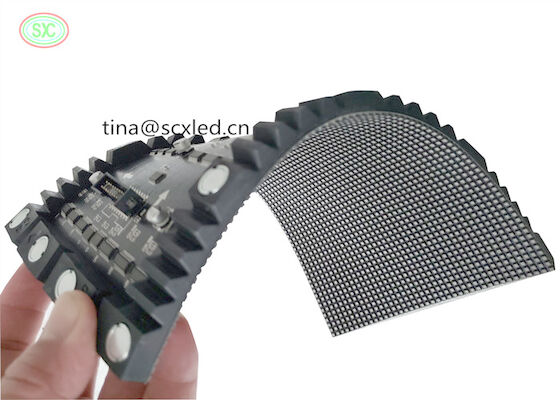P4 Curving LED Video Screen Curtain Ευέλικτη οθόνη LED πλήρους χρώματος