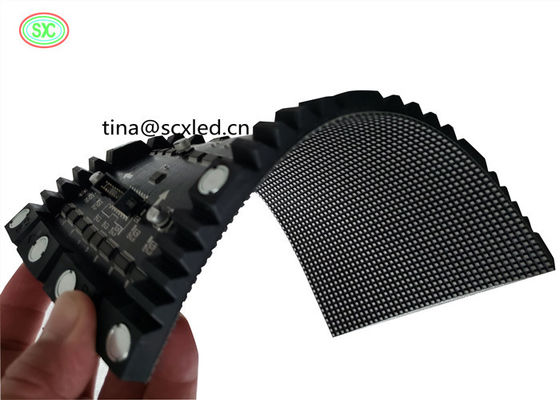Καλή τιμή P4 Curving LED Video Screen Curtain Ευέλικτη οθόνη LED πλήρους χρώματος σε απευθείας σύνδεση