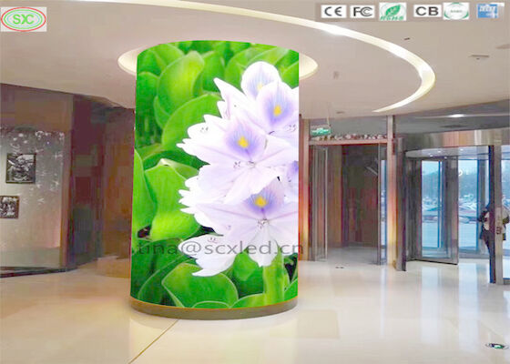 P4 Curving LED Video Screen Curtain Ευέλικτη οθόνη LED πλήρους χρώματος