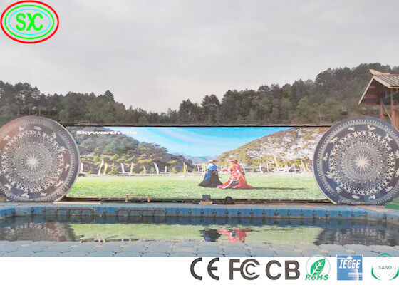P3.91 6000nits Πυρόστερη οθόνη LED σκηνικής SMD2121 HUB Σύνδεση πλήρους χρώματος οθόνης LED
