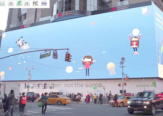 Πλήρης χρωματική διαφήμιση LED Billboard P10 εξωτερική οθόνη LED για εμπορικό κέντρο