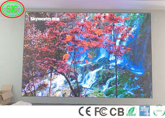 Εσωτερική πλήρης χρώσης οθόνη LED P2.5 Προγραμματισμένη οθόνη LED 6500cd/m2