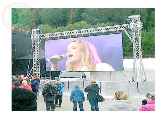 P3.91 LED οθόνη LED τοίχου, τηλεχειριστήριο οθόνης HD LED με όλα τα εξαρτήματα