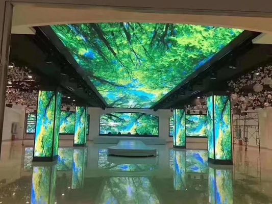 1010 Μέγεθος λαμπτήρα Εσωτερική οθόνη LED πλήρους χρώματος με λειτουργία οδηγού 64S