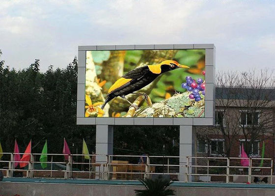 Εικονική οθόνη LED Σταθερή εγκατάσταση P10 Εξωτερική διαφήμιση LED πλήρους χρώματος Πίνακα διαφημίσεων