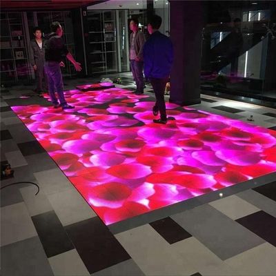 Πλήρες χρώμα Disco Night Club Mat Light Up Dance Floor P4.81 LED πάνελ για το γαμήλιο πάρτι