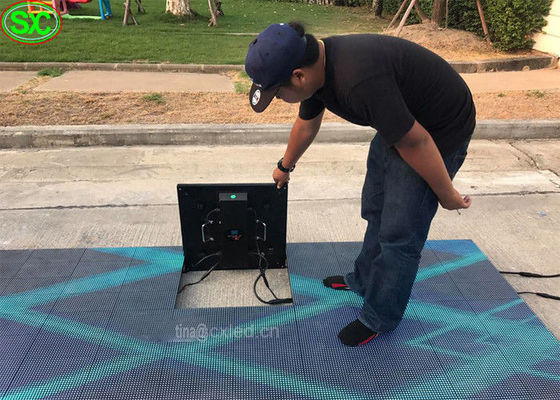 Πλήρως χρωματιστό εσωτερικό βίντεο LED HD χορευτικό πάτωμα με 3ετή εγγύηση