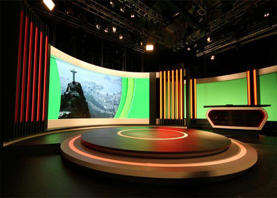 Ηθόνη οθόνης LED υψηλής φωτεινότητας HD λειτουργίας βίντεο P3.91 για ενοικίαση σκηνικού φόντου