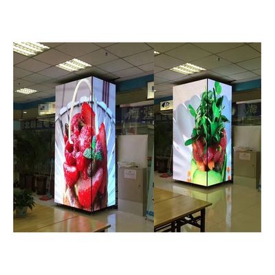 Εσωτερικό Εξωτερικό 6 πλευρές Smd3535 2000nits Cube LED Video Wall P3.91mm Για DJ Stage
