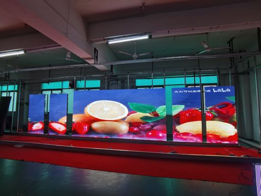 HD Ultra Slim Front Service Indoor Led Display ενοικίαση οθόνης πλήρους χρώματος υψηλό ποσοστό ανανέωσης
