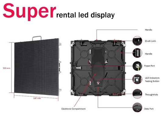 πλήρης χρώσης HD Led οθόνη Βίντεο τοίχος P3.91 εξωτερική αδιάβροχη υψηλή φωτεινότητα Για ενοικίαση εκδηλώσεων