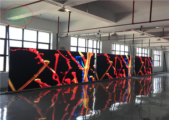 Εσωτερική Έγχρωμη Οθόνη LED με Ελαφριά Πάνελ από Σιδερένιο Ατσάλινο Κουτί και Λυχνίες Ένδειξης Βλάβης για Συντήρηση