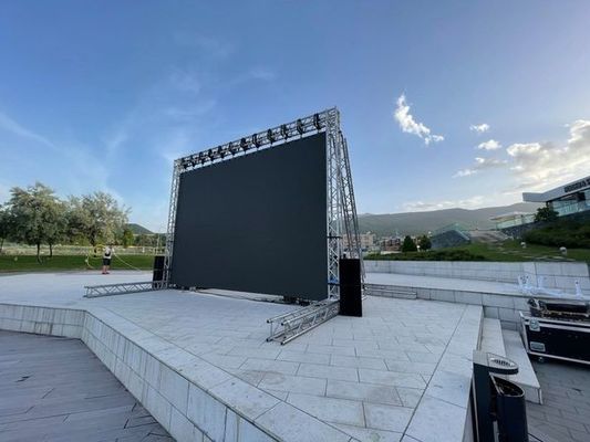 Καλή τιμή Οθόνη σκηνικού των οδηγήσεων εγκατάστασης Satage για το γεγονός ενοικίου, οθόνη P3.91 σκηνικών κουρτινών των οδηγήσεων/γραφείο P4.81 500x500mm σε απευθείας σύνδεση
