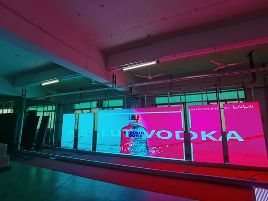 Πλήρες χρώμα κρεμασμένο σκηνικό φόντο ενοικίαση οθόνης LED P3.91 για συναυλία