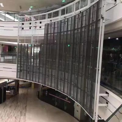 Εσωτερικό εμπορικό κέντρο Ελκυστήρας Εργαστήριο κοσμημάτων Διαφημίσεις P3.91 Διαφανής οθόνη LED