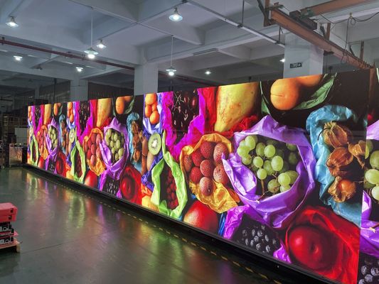 Ελαφριά εσωτερική πλήρης χρωματική οθόνη LED 1000CD/M2 φωτεινότητα Ευρεία γωνία θέασης