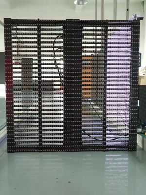 P3.91-7.82 Πλήρως χρωματική διαφανής οθόνη LED για τείχη γυάλινων κουρτίνων