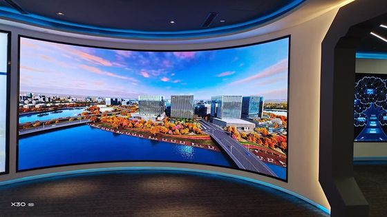 P4 4mm Ευέλικτη οθόνη βίντεο LED με κουρτίνα πλήρους χρώματος