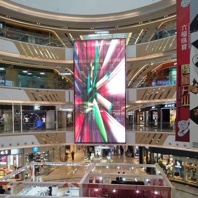 Διαφανής αφίσα κουρτίνα LED κυλίνδρος 62500 σημεία/τ.μ. SMD2121