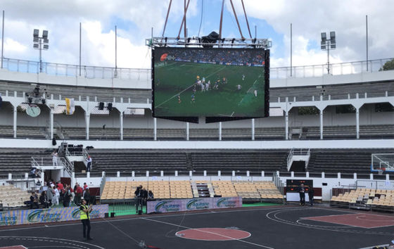 Εξωτερικό πλήρες χρώμα Μεγάλη φωτεινότητα Μεγάλη οθόνη LED P5 640*640mm Σταθερή διαφημιστική πινακίδα LED