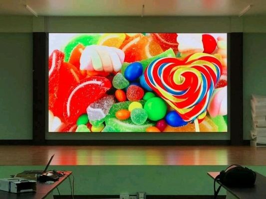 Εντός χώρου Μικρός χώρος GOB HD Σκηνικό Φόντο Slim Led Display P2.5 πλήρης χρώσης ενοικίαση