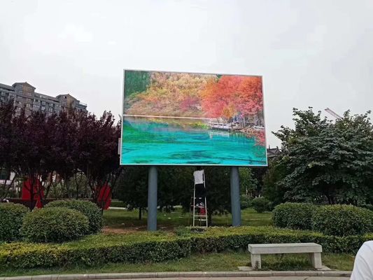 Εξωτερικό P6 πλήρες χρώμα υψηλή φωτεινότητα μπροστινή ανοικτή διαφήμιση LED οθόνη οθόνης Πίνακα