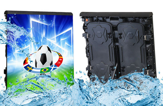 Εξωτερική πλήρης χρώματος οθόνη P10 SMD Εμπορική διαφήμιση Ποδοσφαιρικό γήπεδο Περιοχή οθόνης LED