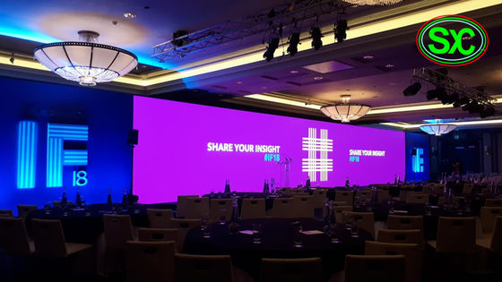Υψηλής ανάλυσης εσωτερική οθόνη LED με πεταμένο αλουμίνιο 2500nits με λεπτή ντουλάπα