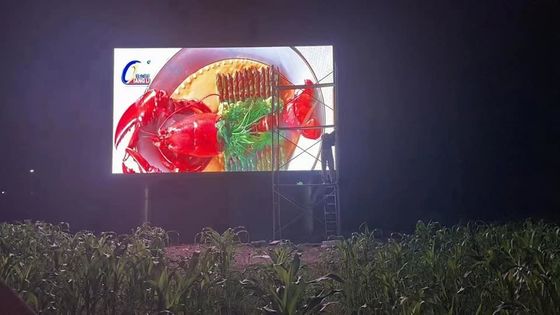 SCX LED P10 Εξωτερική οθόνη οθόνης LED πλήρους χρώματος για διαφήμιση με υψηλή φωτεινότητα και μακρά διάρκεια ζωής