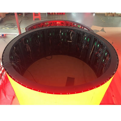360° Εξωτερική πλήρης χρωματική στήλη σφαίρα LED οθόνη οθόνη Πίνακα κτιρίου