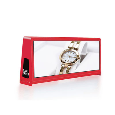 Εξωτερική πλήρης χρώσης P5 LED οθόνη οροφή αυτοκινήτου διαφημιστικές πινακίδες διπλή πλευρά ταξί πάνω