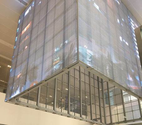 P3.91-7.82 Εσωτερική διαφανής οθόνη οθόνης LED SMD ενοικιαζόμενη οθόνη γυαλιού full color οθόνη LED