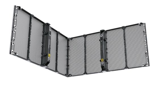 HD πλήρης χρώματος βίντεο διαφήμιση LED οθόνη G3.91-7.82 εσωτερική παράθυρο γυαλί διαφανής LED οθόνη