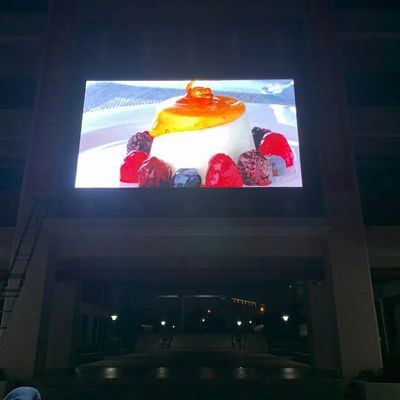 Ελαφριά και εξωτερική οθόνη LED πλήρους χρώματος P10 για διαφήμιση και εκδηλώσεις με απλή δομή και υψηλή φωτεινότητα