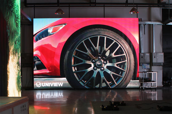 Το εσωτερικό οδηγημένο ενοίκιο επίδειξης p3.91 τοίχων οδήγησε την επιτροπή 500x500mm Die-cast γραφείο αργιλίου για την άνευ ραφής συνδετική σκηνική τηλεοπτική ΤΣΕ