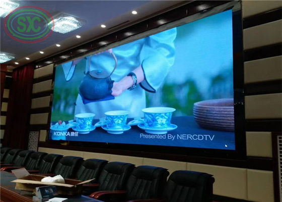 Μικρή κατανάλωση εσωτερικών LED τοίχων P3, P3.91, P4.81 οθόνη LED για ακαδημαϊκές συναντήσεις