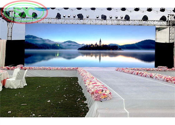 Εικονική οθόνη με LED 62500 Dots/M2 Full Color LED Screen 1/16S Drive Mode