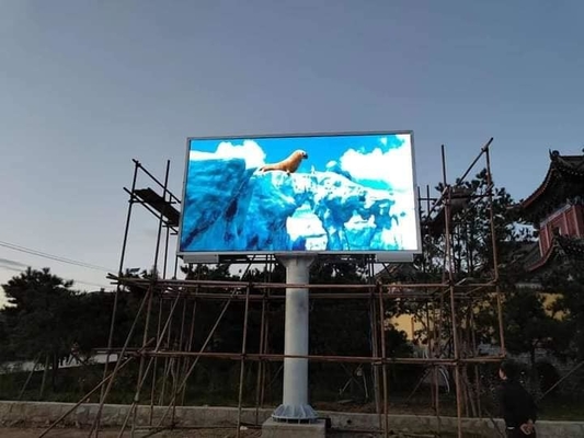Σταθερή Εγκατάσταση Εξωτερικής Οθόνης LED Πλήρους Χρώματος P10 P8 P6 P5 με Υψηλή Φωτεινότητα SMD3535 LED Chips για Διαφημιστική Οθόνη