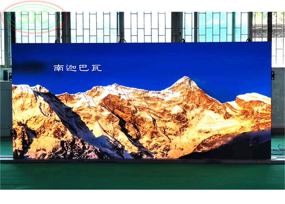 Εσωτερική οθόνη LED πλήρους χρώματος P3.91 500*500mm Pixel Shopping Mall ενοικίαση βίντεο τοίχος