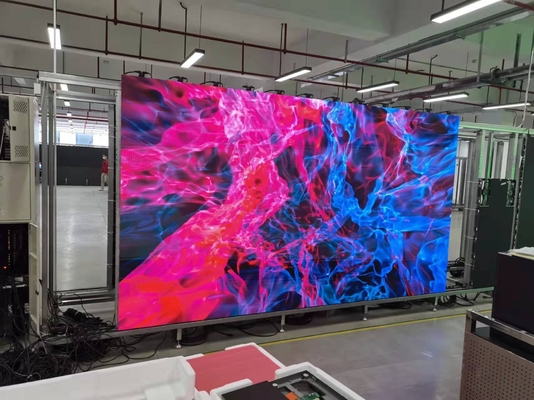 Εσωτερική οθόνη Full Color HD LED με υψηλό ποσοστό ανανέωσης, κατάλληλη για αίθουσα εισόδου ξενοδοχείων, συναυλίες