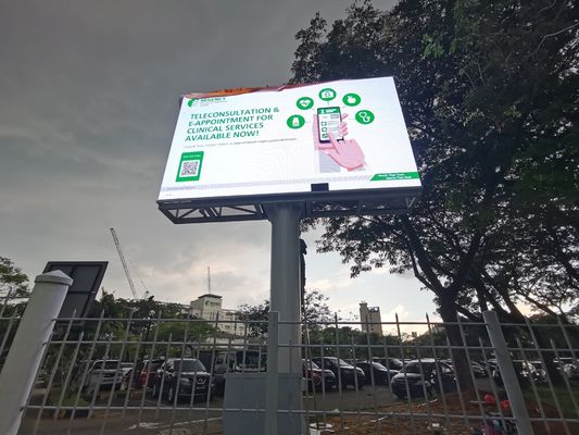 Εξωτερική πλήρης χρώσης οθόνη LED P10 σταθερή μονάδα με υψηλή φωτεινότητα αδιάβροχη IP65 ιδανική για διαφημιστικές πινακίδες και αθλητικούς χώρους