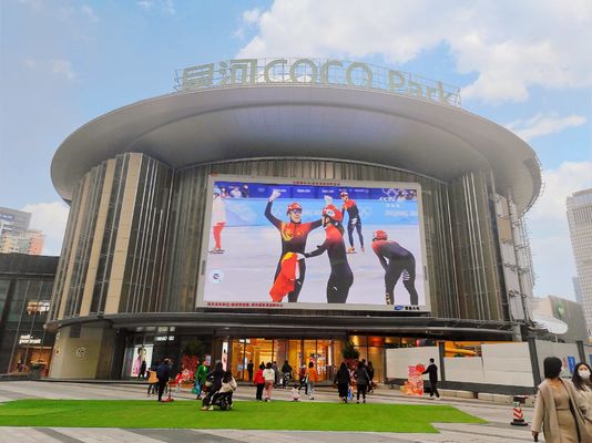 Εξωτερική οθόνη LED p5 Full Color με διαμόρφωση υψηλής πυκνότητας εικονοστοιχείων 1R1G1B για πλούσια αναπαράσταση χρωμάτων και ευκρινή εικόνα