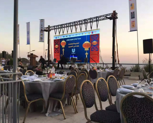 Εξωτερική οθόνη LED HD P2.976 Ενοικίαση ντουλάπιων οθόνης LED Die Casting Αλουμίνιο 3840Hz πλήρης χρωματικής οθόνης LED
