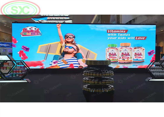 Ελαφριά και εσωτερική έγχρωμη οθόνη LED για εκθέσεις Εύκολη στην εγκατάσταση και μεταφορά Κατάλληλη για παραστάσεις ροής