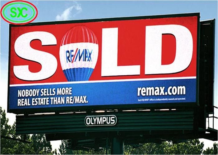 P10 οι πολυ οθόνες επίδειξης χρώματος μεγάλες υπαίθριες οδηγημένες στεγανοποιούν τον πίνακα διαφημίσεων IP65