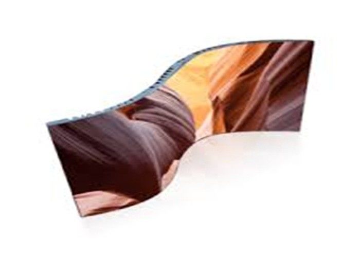 Έξυπνες καμμμένες P3.91 τηλεοπτικές μαλακές ενότητες επιδείξεων τοίχων για στο εσωτερικό