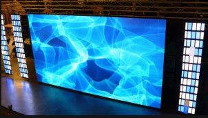 Εξωτερική οθόνη LED P6 2400Hz IP43 χύτευσης αλουμινίου 576*576 ντουλάπι πλήρης χρώσης εσωτερική οθόνη LED